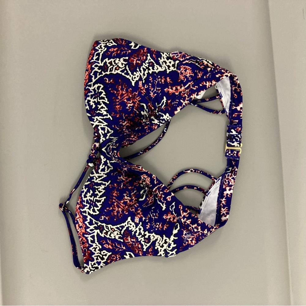 Athleta Multicolor Strappy Bikini Top